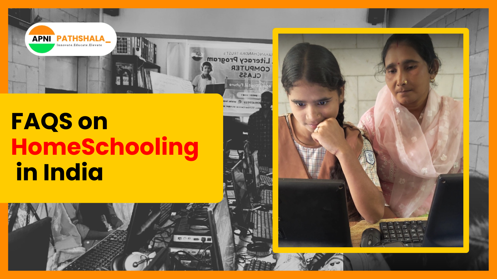 A student learning through digital education initiatives by the government of India.