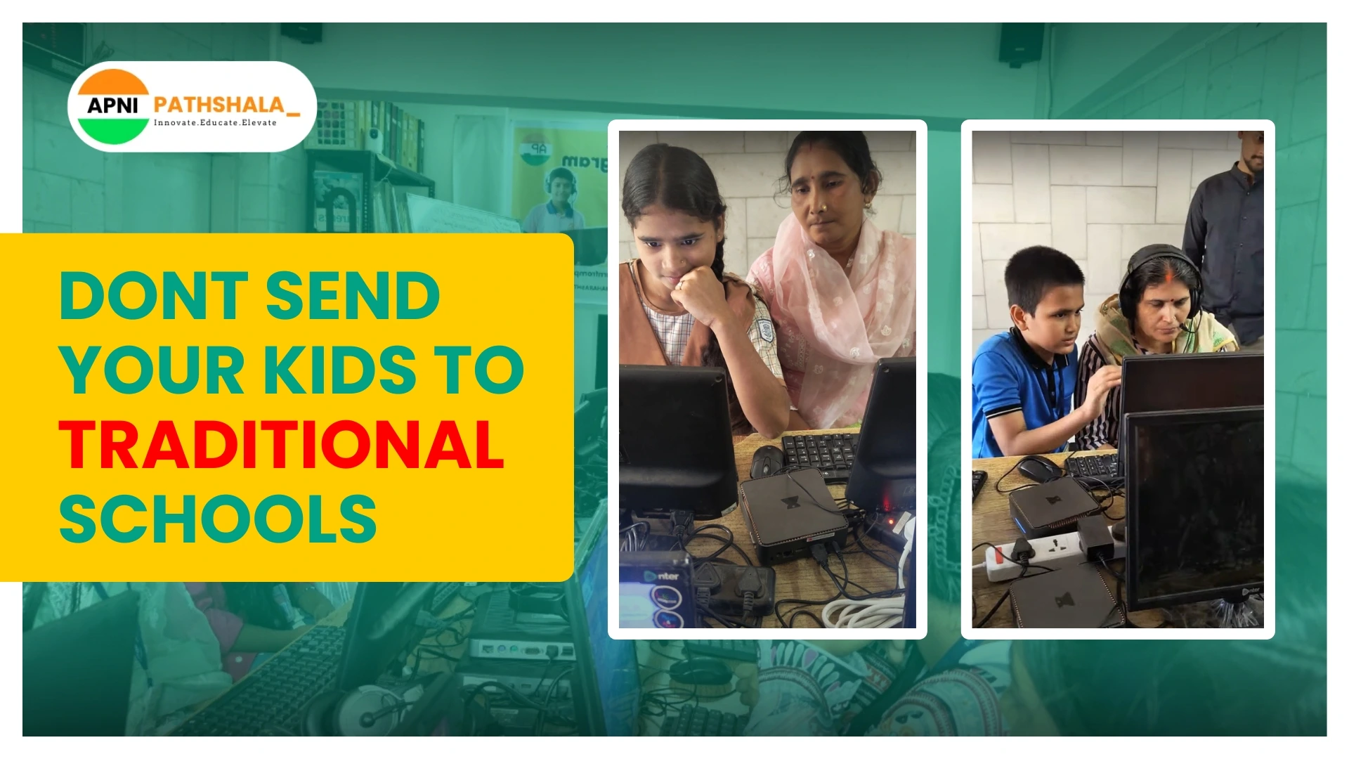 Parents choosing alternative education models for their kids.