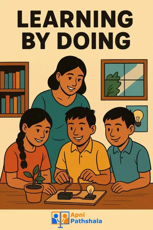 Picture of Microschooling a new way to learn comic of Apnipathshala