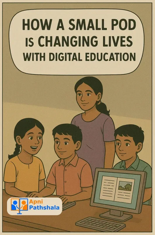 Picture of How a small POD in Maharajganj comic of Apnipathshala