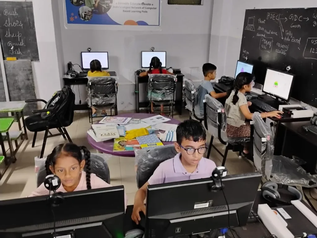Picture of Inspire Foundation Veritas Computech Leanring Center POD Of ApniPathshala