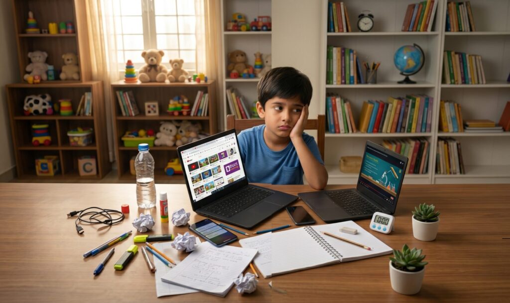 Why Your Child Cannot Focus During Online Learning and the Simple Fix Most Parents Miss