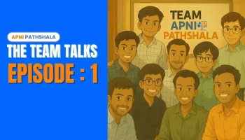 Apni Pathshala Team Talks Episode 1 – group photo of core team members working behind the mission of digital literacy and education in India.