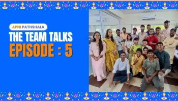 Team talks of Apni Pathshala.